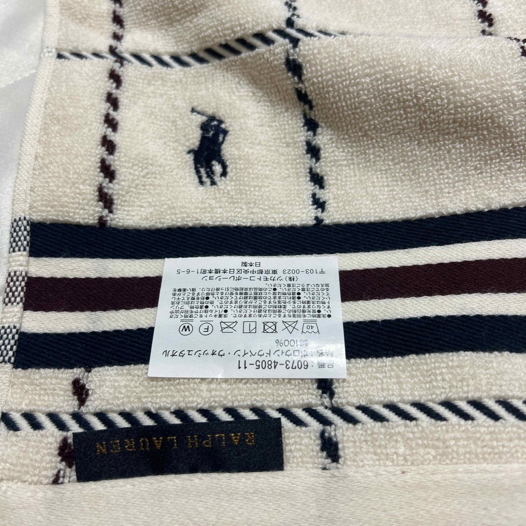 POLO RALPH LAUREN(ポロラルフローレン)のラルフローレン   ウォッシュタオル　2枚 メンズのファッション小物(ハンカチ/ポケットチーフ)の商品写真