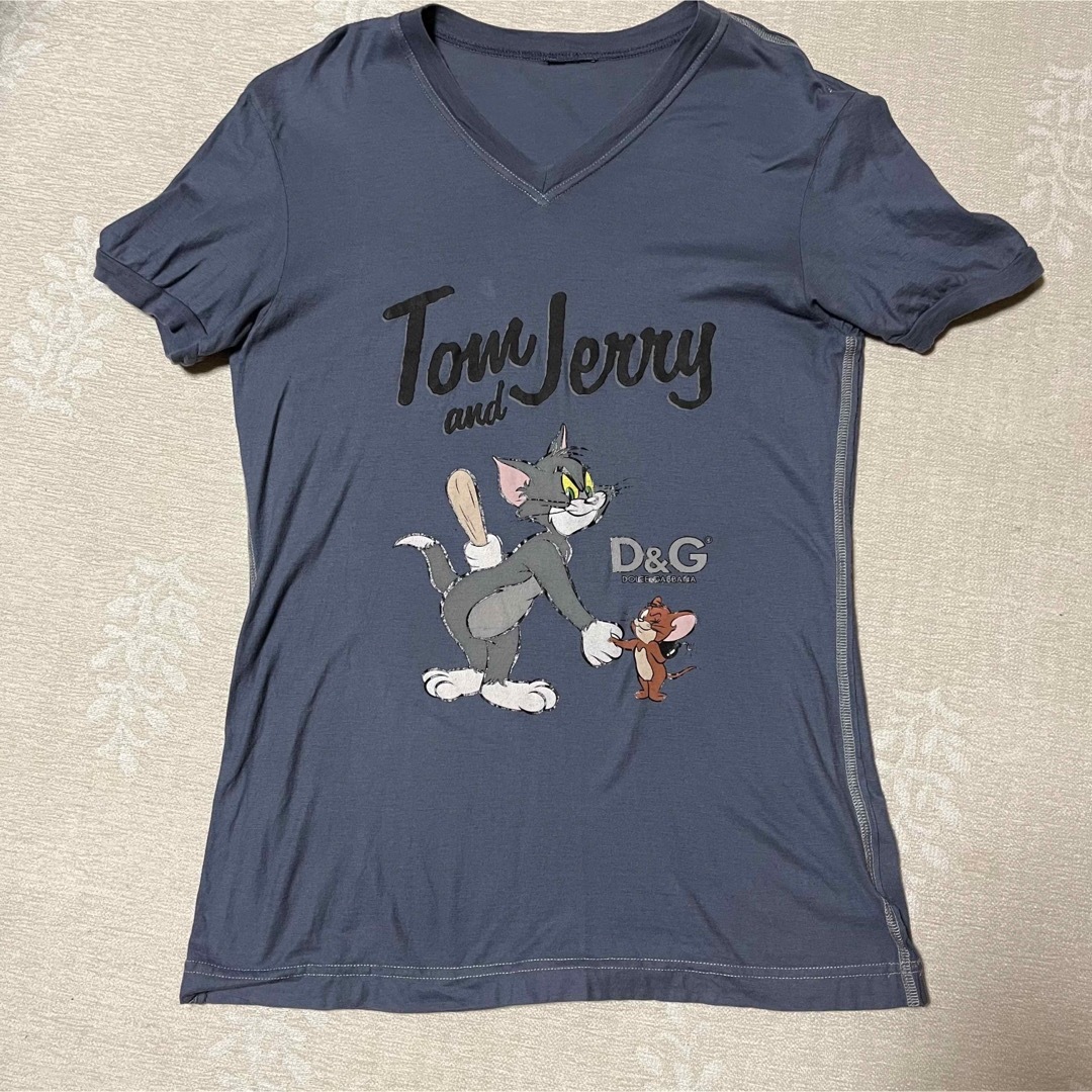 トムとジェリー　D&G Tシャツ　ドルガバメンズ