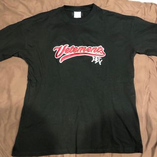 ヴェトモン(VETEMENTS)のヴェトモン  18SS ベースボールロゴオーバーサイズTシャツ  (Tシャツ/カットソー(半袖/袖なし))