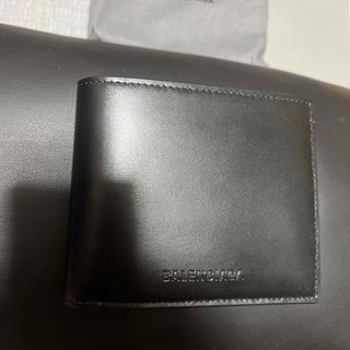 バレンシアガ(Balenciaga)の【新品未使用】バレンシアガ　財布　二つ折り　664038 ブラック　グリーン　(折り財布)