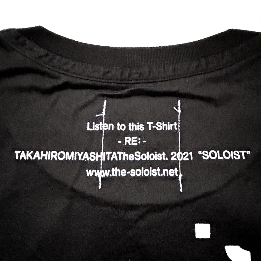 新品 タカヒロミヤシタ ザ ソロイスト Soloist Tシャツ 46 ブラック