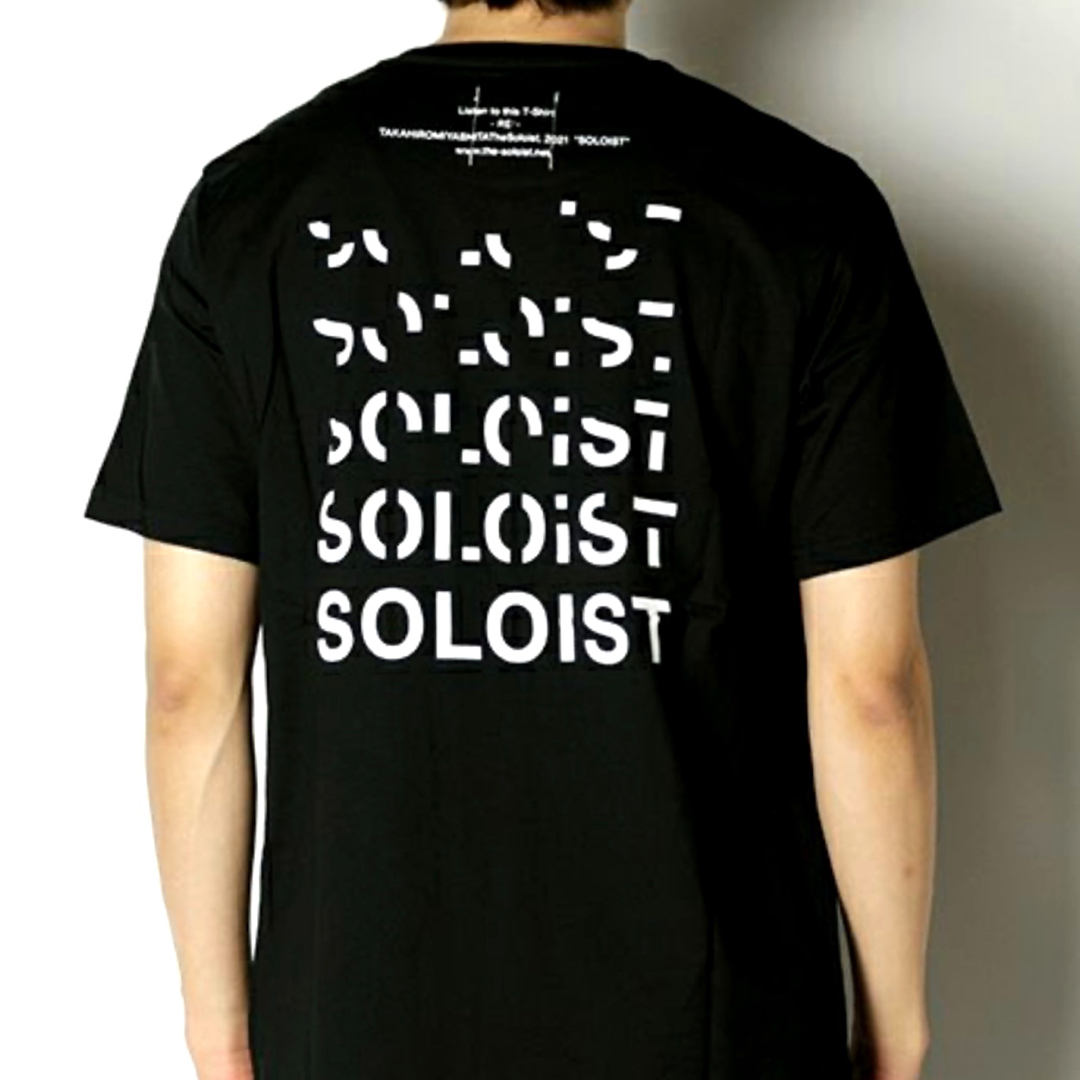 新品 タカヒロミヤシタ ザ ソロイスト Soloist Tシャツ 46 ブラック