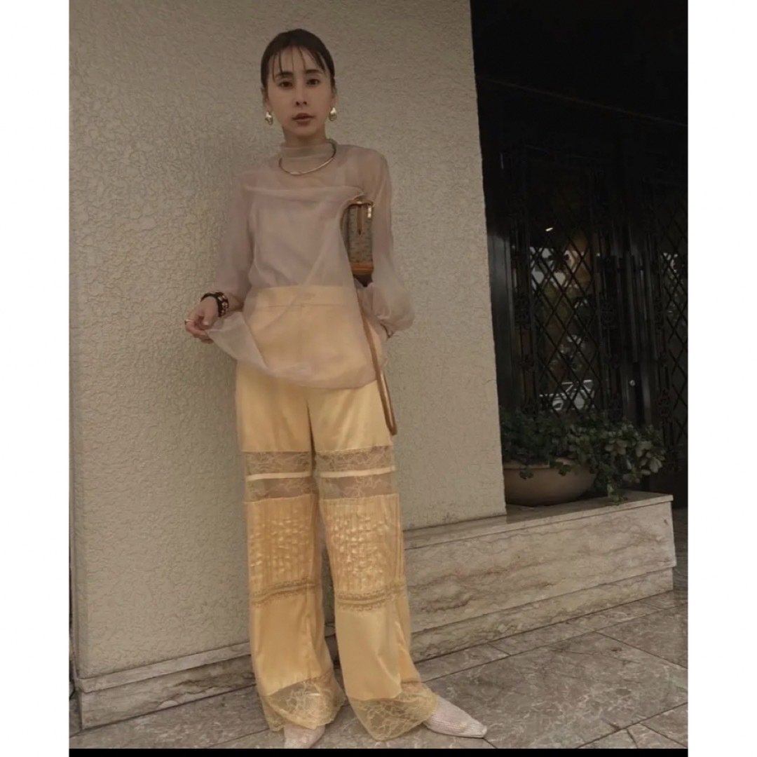 Ameri vintage♡AIRLY SHEER BLOUSE
