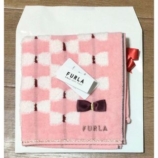 フルラ(Furla)のFURLA タオルハンカチ　ピンク　　　★プロフ必読(ハンカチ)