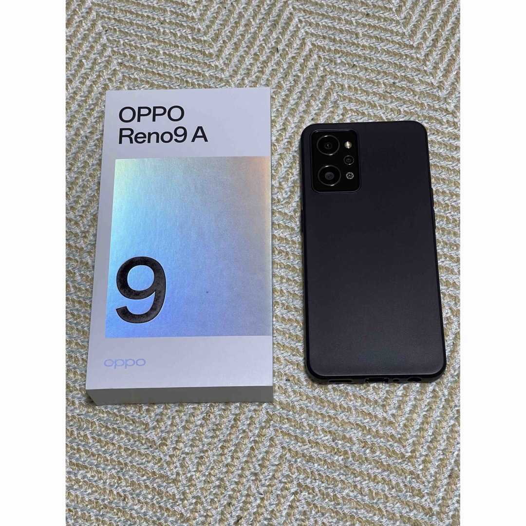 美品 OPPO Reno 9 a ブラック SIMフリー Android - スマートフォン本体