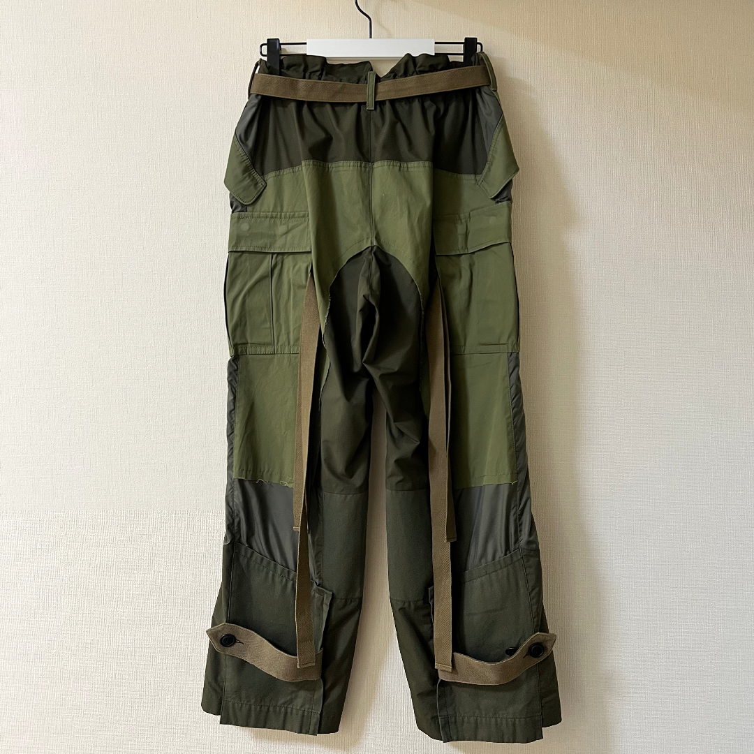 Sevens khaki cotton cargo pant