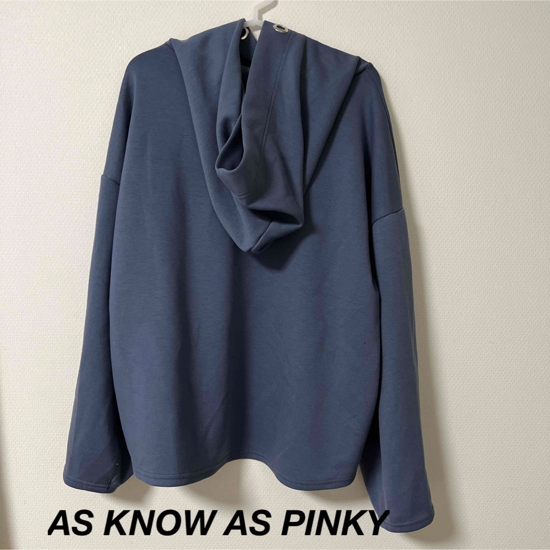 as know as PINKY パーカー ブラック - パーカー