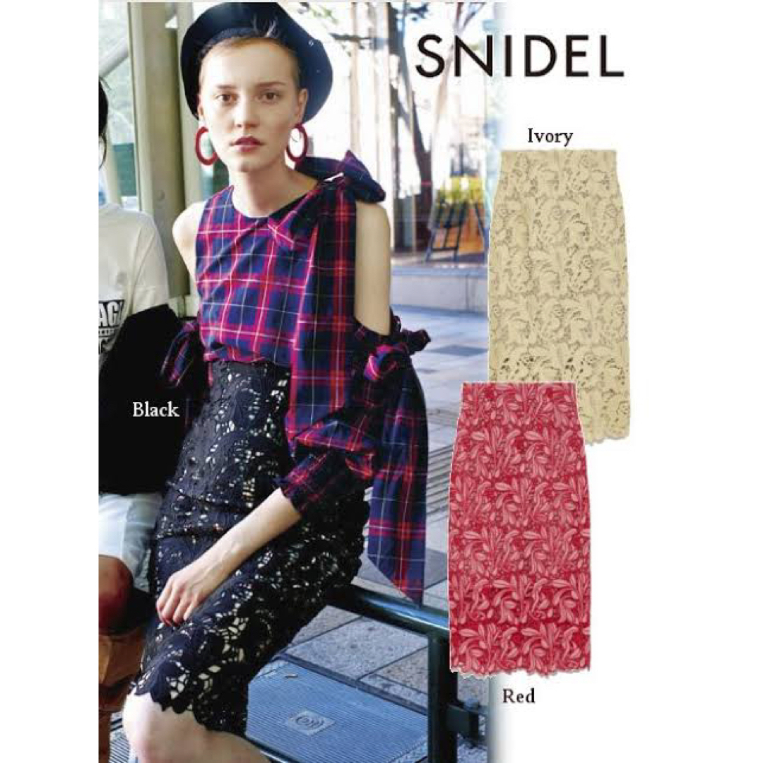 SNIDEL - SNIDEL レースタイトスカートの通販 by miku's shop SNIDEL - SNIDEL レースタイトスカートの通販 by miku's shop