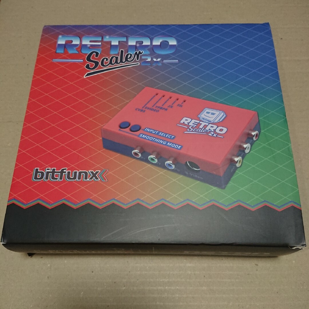 bitfunx RetroScaler2x レトロゲーム HDMI コンバーター105x64x28cm使用方法