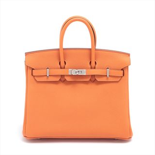 エルメス(Hermes)のエルメス バーキン25 トゴ  オレンジ レディース ハンドバッグ(ハンドバッグ)