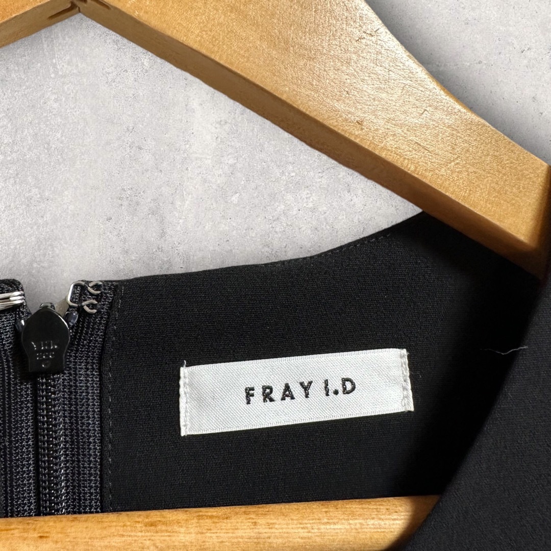 FRAY I.D(フレイアイディー)のFRAY I.D ノースリワンピース ブラック フレイアイディー レディースのワンピース(ひざ丈ワンピース)の商品写真