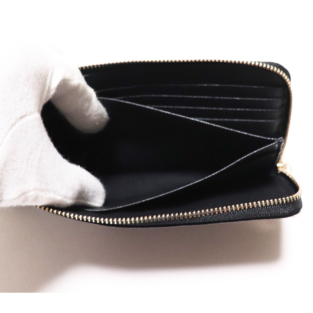 《ポールスミス》箱付新品 カラースロット シボ感 レザーL字ファスナー式長財布