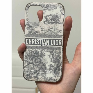 ディオール(Christian Dior) スマホアクセサリー（グレー/灰色系）の