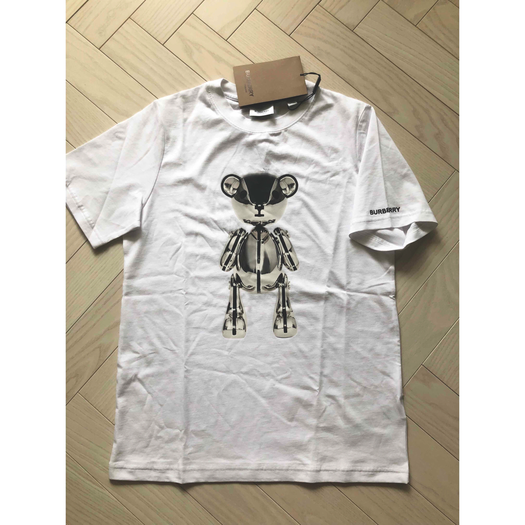 最終!新品 バーバリー Tシャツ クマ ベア トーマスベア トップス 14歳