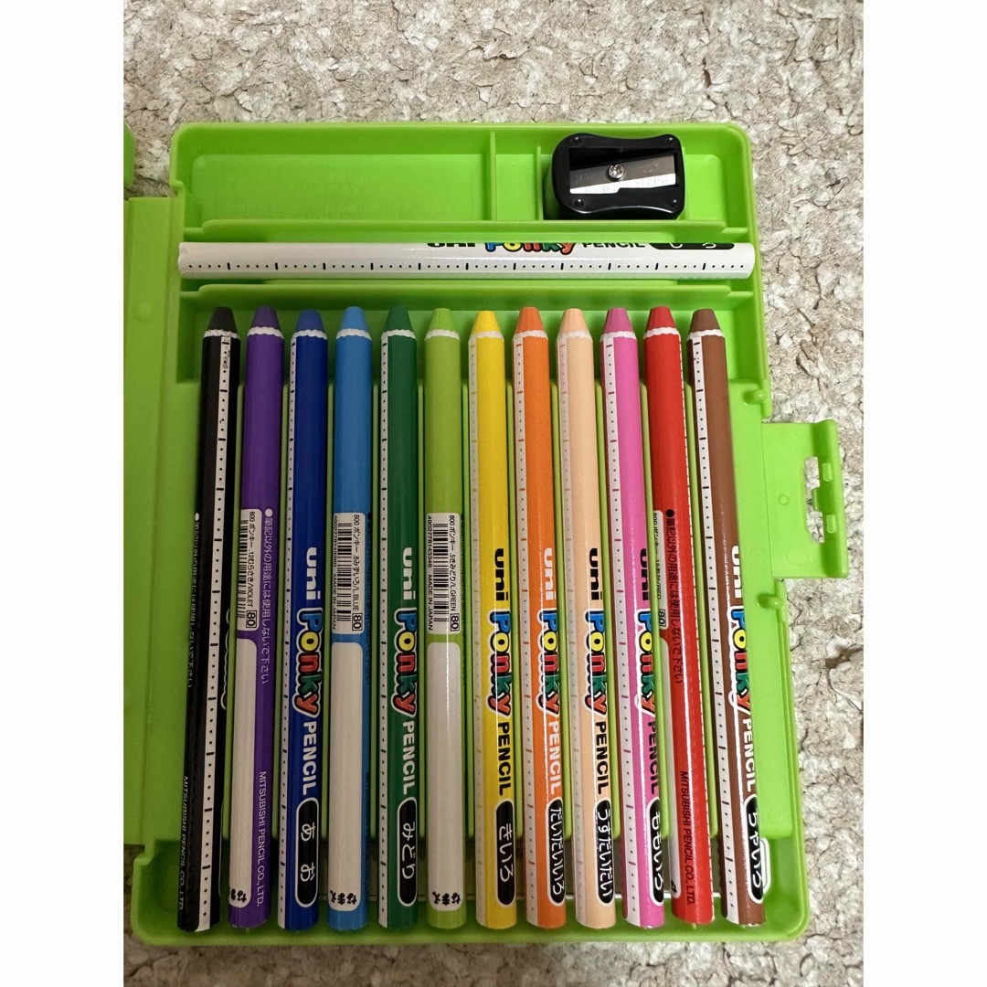 三菱鉛筆(ミツビシエンピツ)のponkyペンシル エンタメ/ホビーのアート用品(色鉛筆)の商品写真
