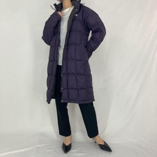 ザノースフェイス(THE NORTH FACE)の古着 ザノースフェイス THE NORTH FACE ロングダウンフーディ 600フィルパワー ダウンコート レディースL /eaa301391(ダウンコート)