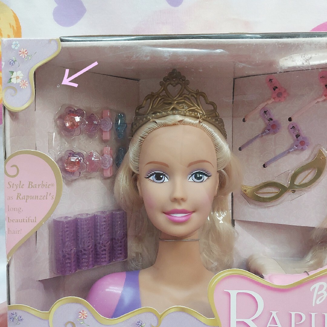 レア　バービー　ラプンツェル　スタイリングヘッド　Rapunzel　日本未発売 7