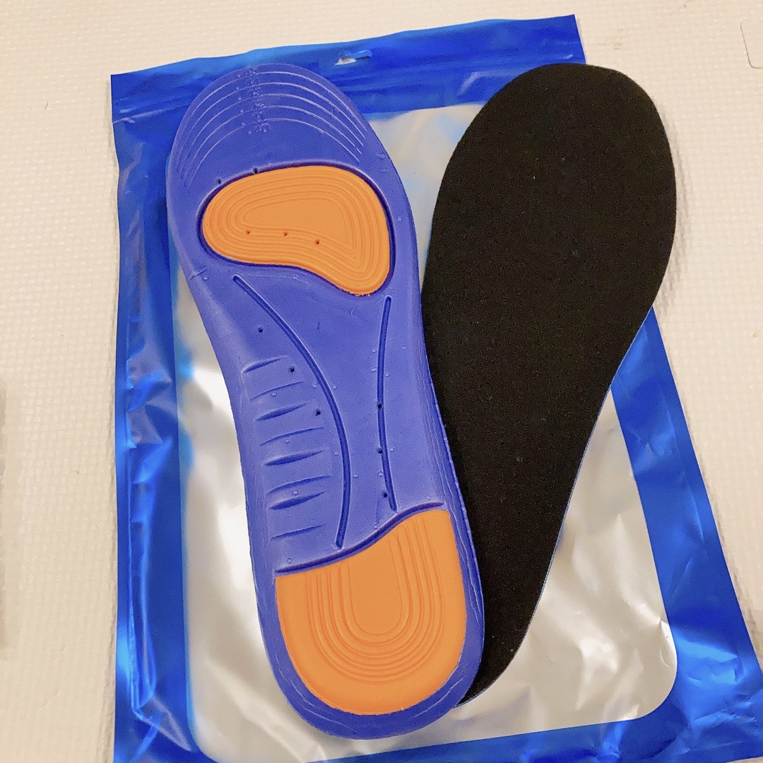 インソール 衝撃吸収 中敷き 男女兼用 1足2枚 （25.5~28 mm） メンズの靴/シューズ(その他)の商品写真