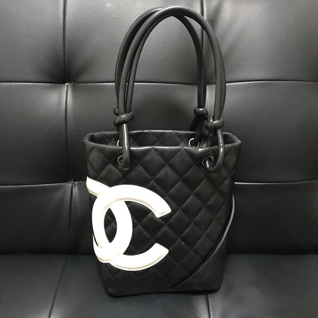 CHANEL カンボンライン　ミニトート