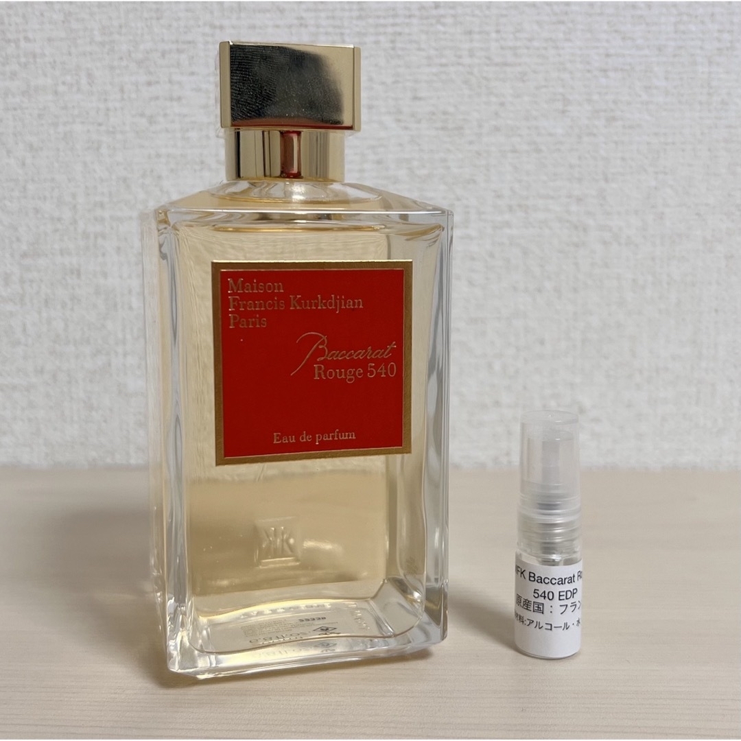 Maison Francis Kurkdjian(メゾンフランシスクルジャン)のメゾン フランシス クルジャン バカラ ルージュ540オードパルファム 2ml コスメ/美容の香水(ユニセックス)の商品写真