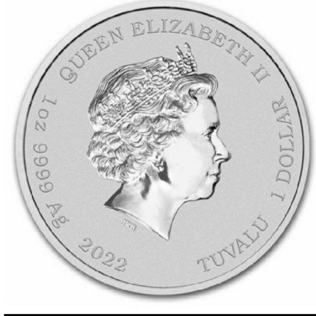 2022年 ソニック銀貨　1オンス　TEP カラー銀貨