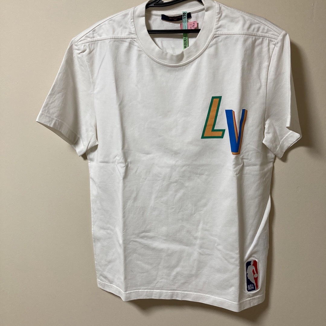 ヴィトン　NBAレタープリントTシャツメンズ