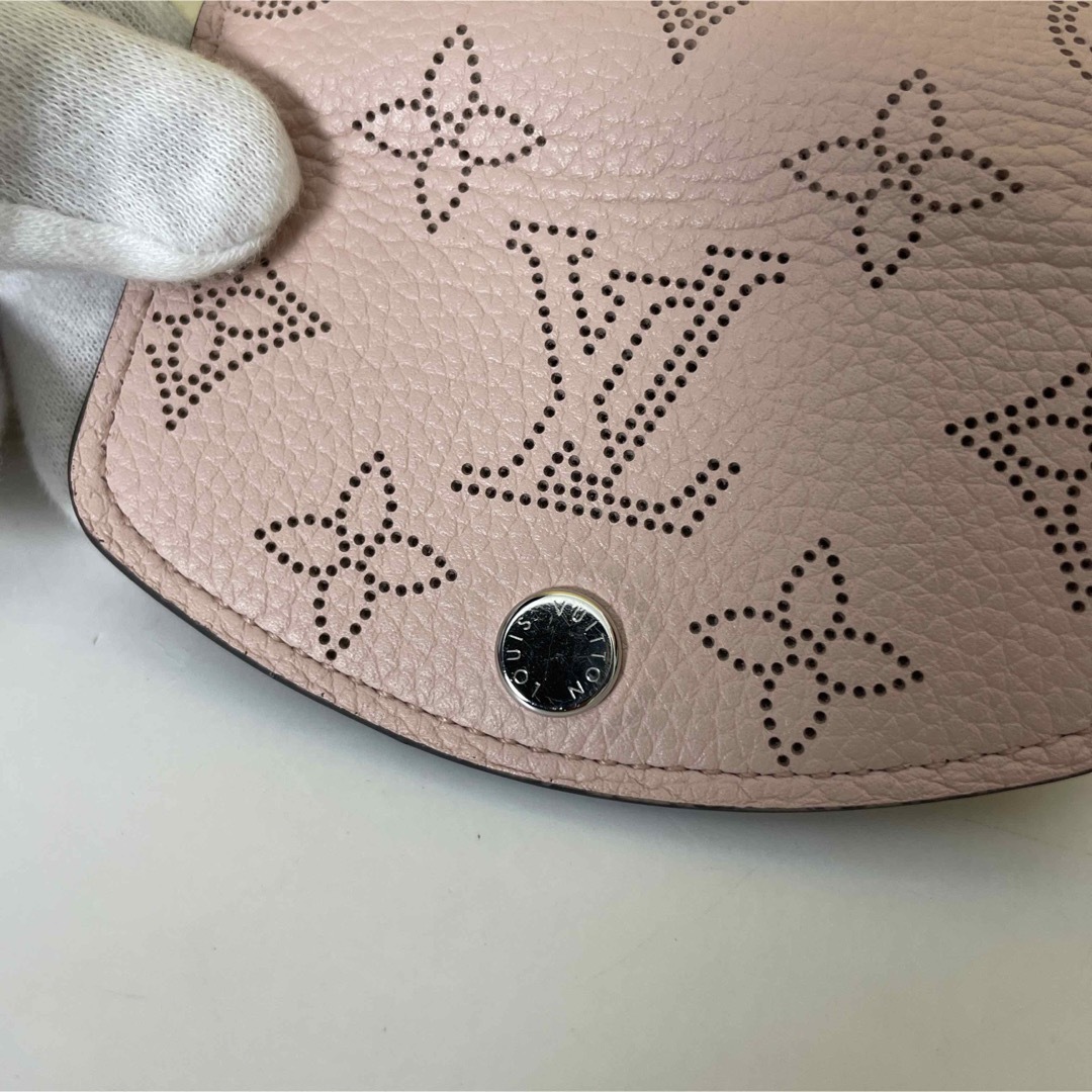 ファッション小物Louis Vuitton 美品 三つ折り財布 マヒナ イリス xs ヴィトン