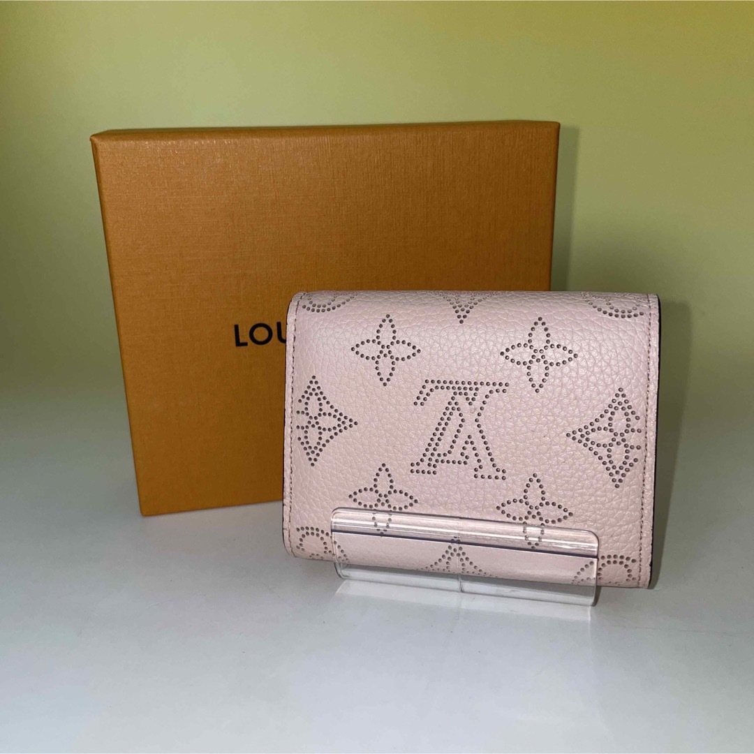 Louis Vuitton 美品 三つ折り財布 マヒナ イリス xs ヴィトン - 財布