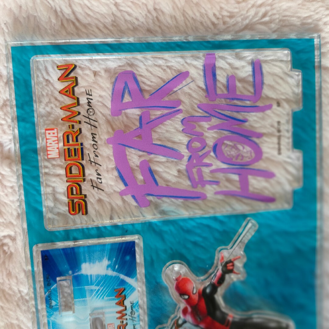 スパイダーマンボールチェーン付きアクリルスタンド エンタメ/ホビーのアニメグッズ(その他)の商品写真