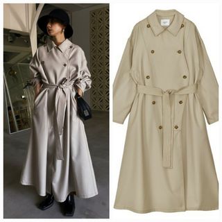 試着のみタグ付き WAVE FRONT OVER COAT Sサイズ