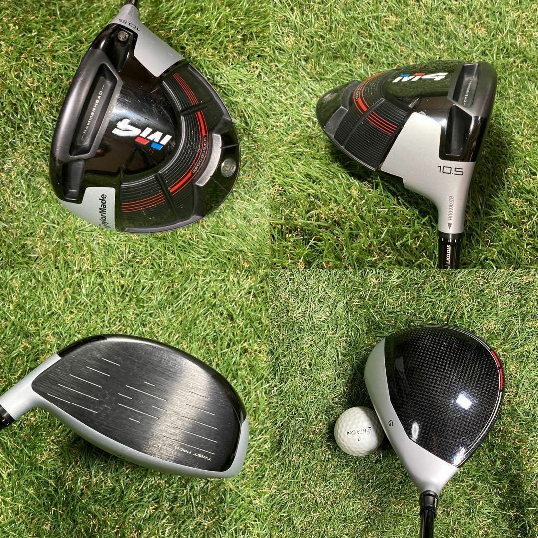 バッグ新品‼️Taylormade M4 他　メンズゴルフクラブセット