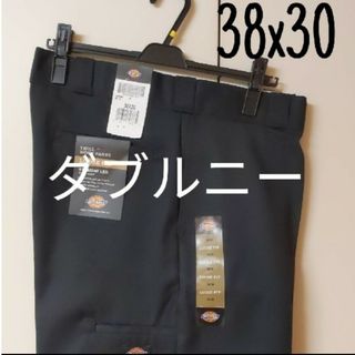 ディッキーズ(Dickies)の新品 38x30 BK ダブルニー ワークパンツ ディッキーズ ブラック(ワークパンツ/カーゴパンツ)