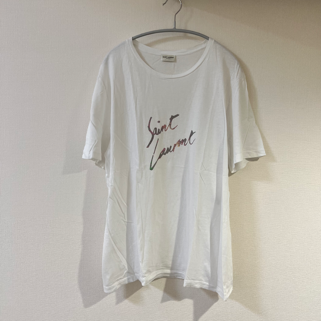 SAINT LAURENT サンローラン メンズ Tシャツ 白 size M