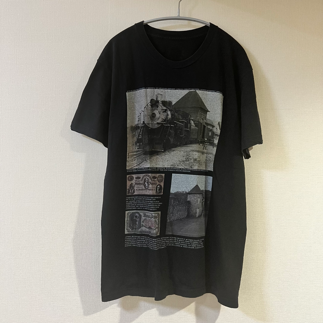 メンズ CHROME HEARTS クロムハーツ Tシャツ 黒 LARGETシャツ/カットソー(半袖/袖なし)