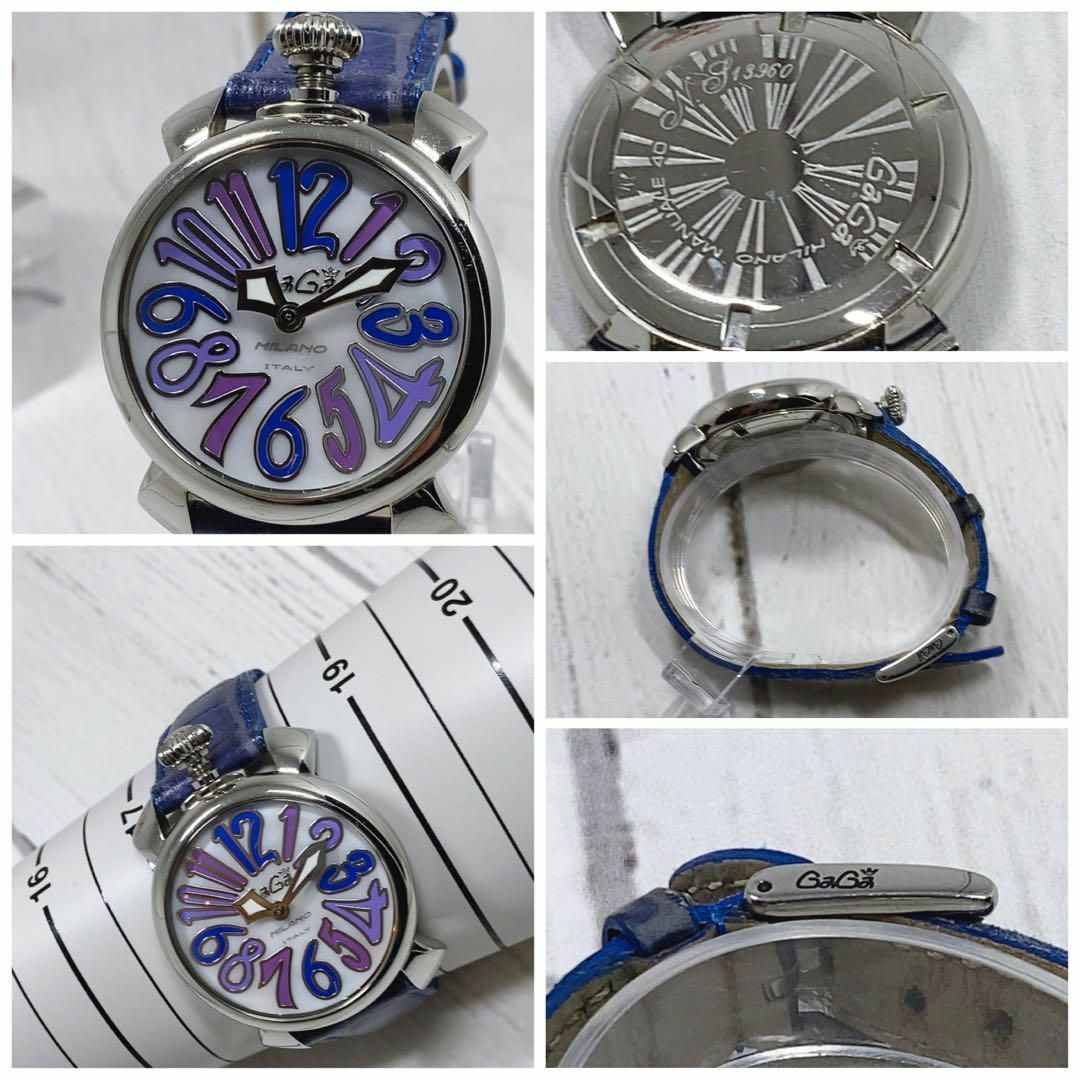 腕時計メンズレディースGagaガガミラノ5220マヌアーレ男性用イタリアブランド