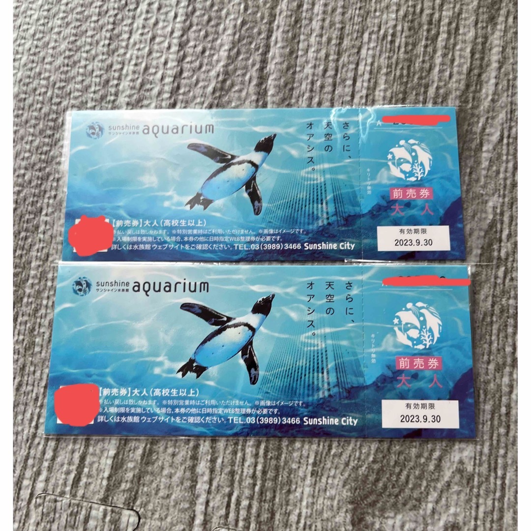サンシャイン池袋　水族館　めー様専用 チケットの施設利用券(水族館)の商品写真