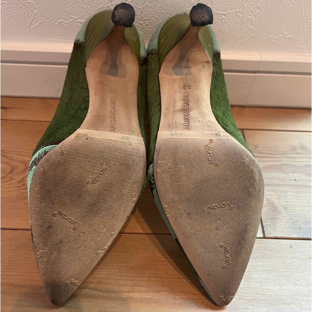 MANOLO BLAHNIK - MANOLO BLAHNIK ハラコパンプス 36の通販 by