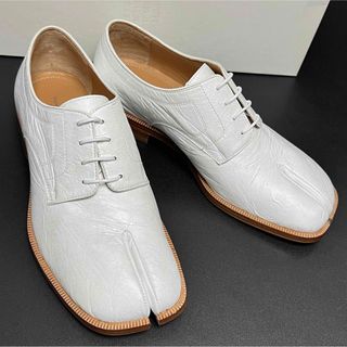 マルタンマルジェラ(Maison Martin Margiela)の40 新品 メゾンマルジェラ タビ レースアップ シューズ Tabi 白 メンズ(ドレス/ビジネス)