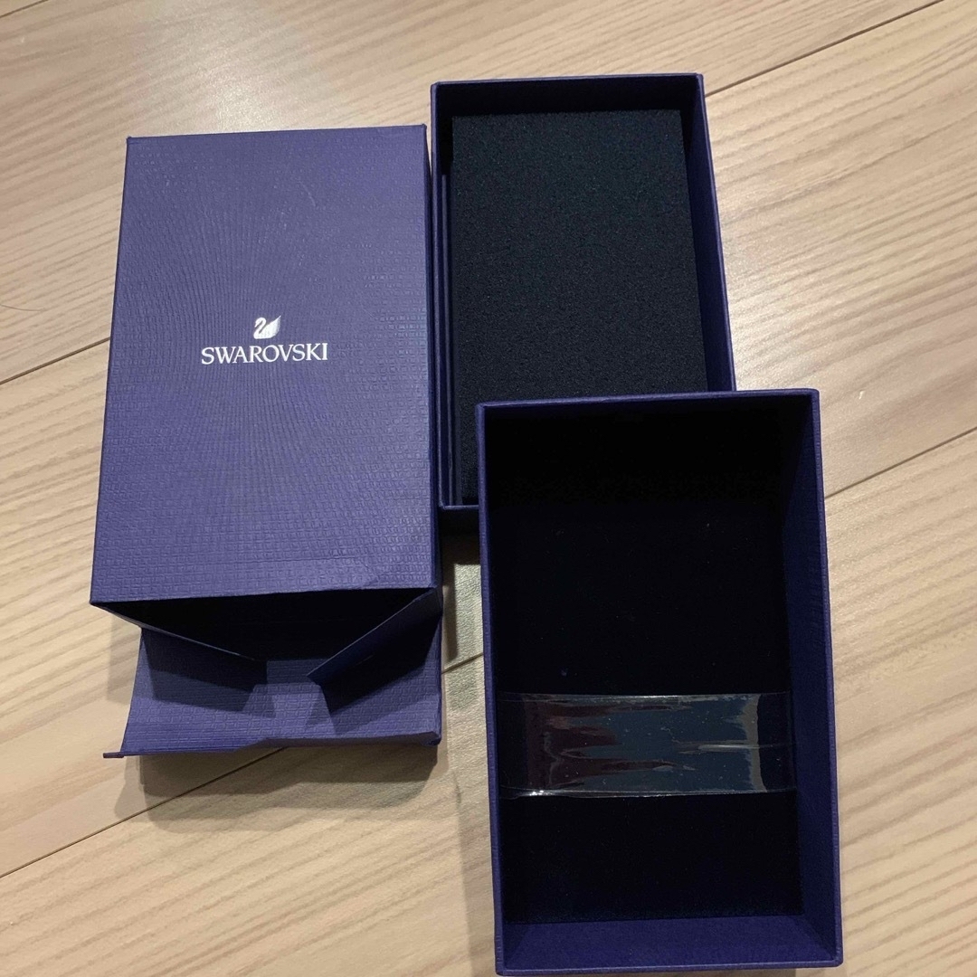 SWAROVSKI - スワロフスキー SWAROVSKI 空箱 ネックレス用 2箱 SWAROVSKI - スワロフスキー SWAROVSKI 空箱 ネックレス用 2箱