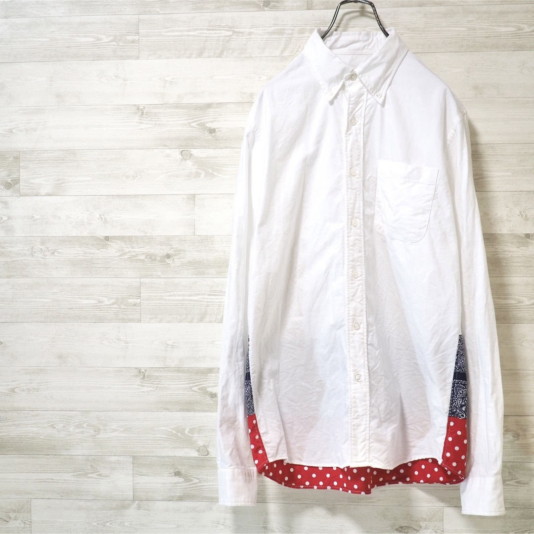 SOPHNET. 19AW Back Panel Shirt-White/M