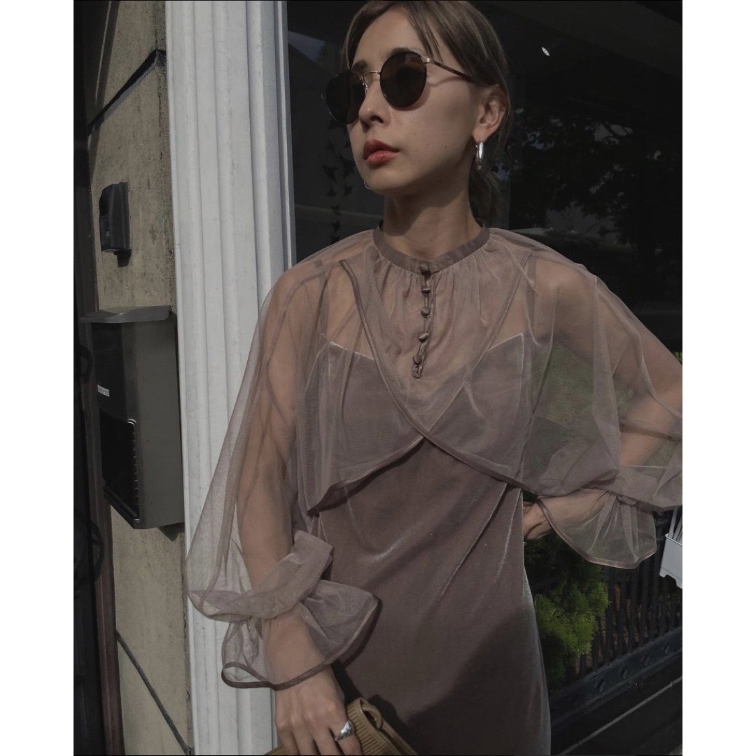 Ameri VINTAGE - Ameri VINTAGE ドレス ベージュの通販 by