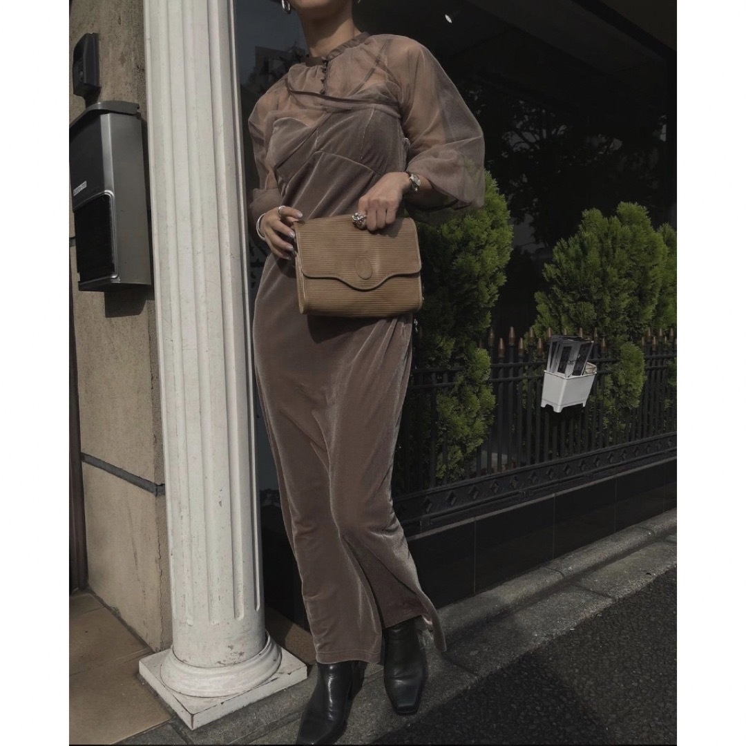 Ameri VINTAGE - Ameri VINTAGE ドレス ベージュの通販 by Ameri VINTAGE - Ameri VINTAGE ドレス ベージュの通販 by