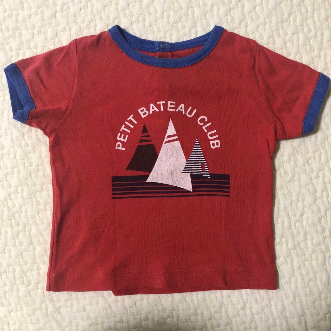 PETIT BATEAU(プチバトー)のプチバトー ☺︎︎︎︎ Tシャツ 12m/74cm キッズ/ベビー/マタニティのベビー服(~85cm)(Ｔシャツ)の商品写真