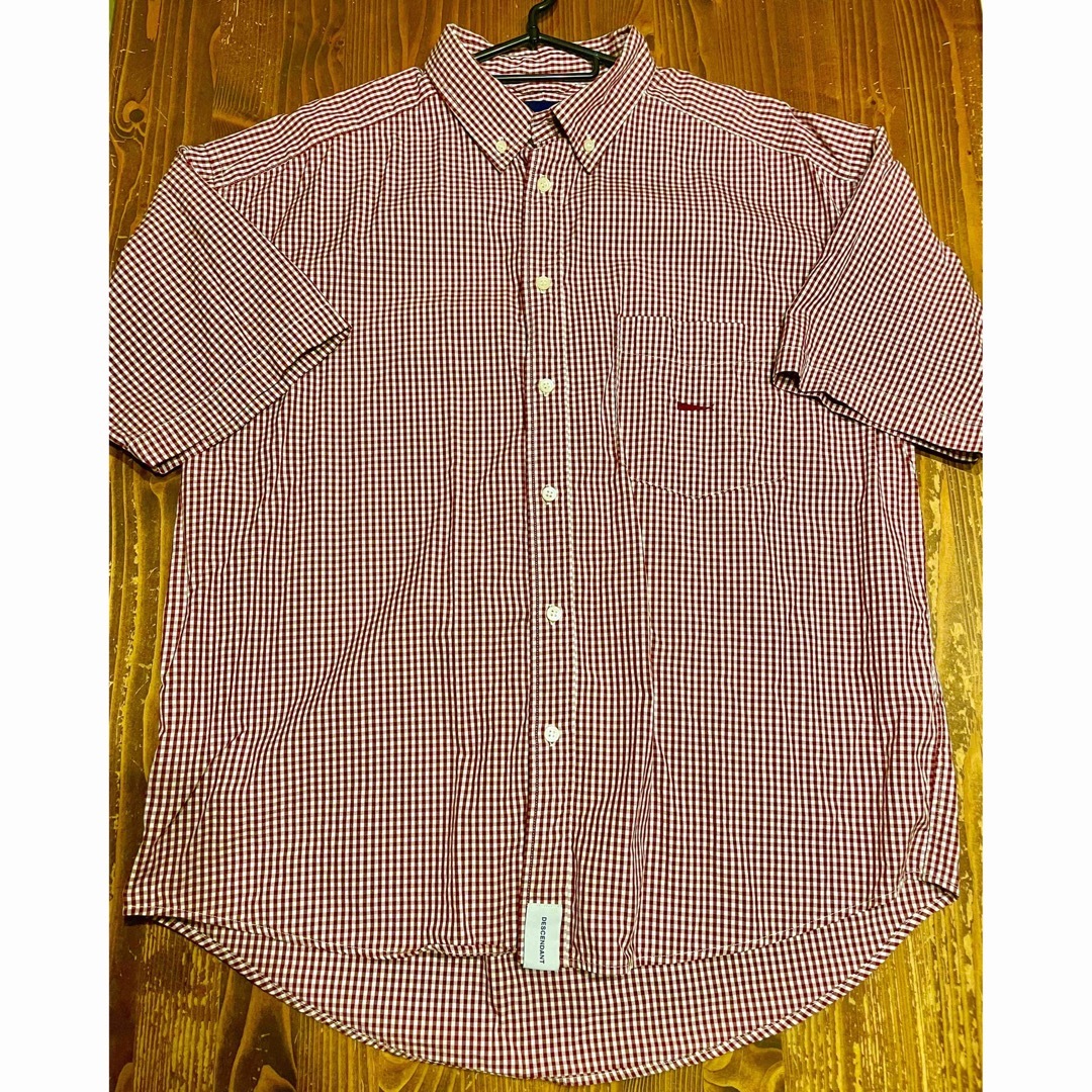 HYANNIS B.D SS SHIRT FULL SIZE BURGUNDY