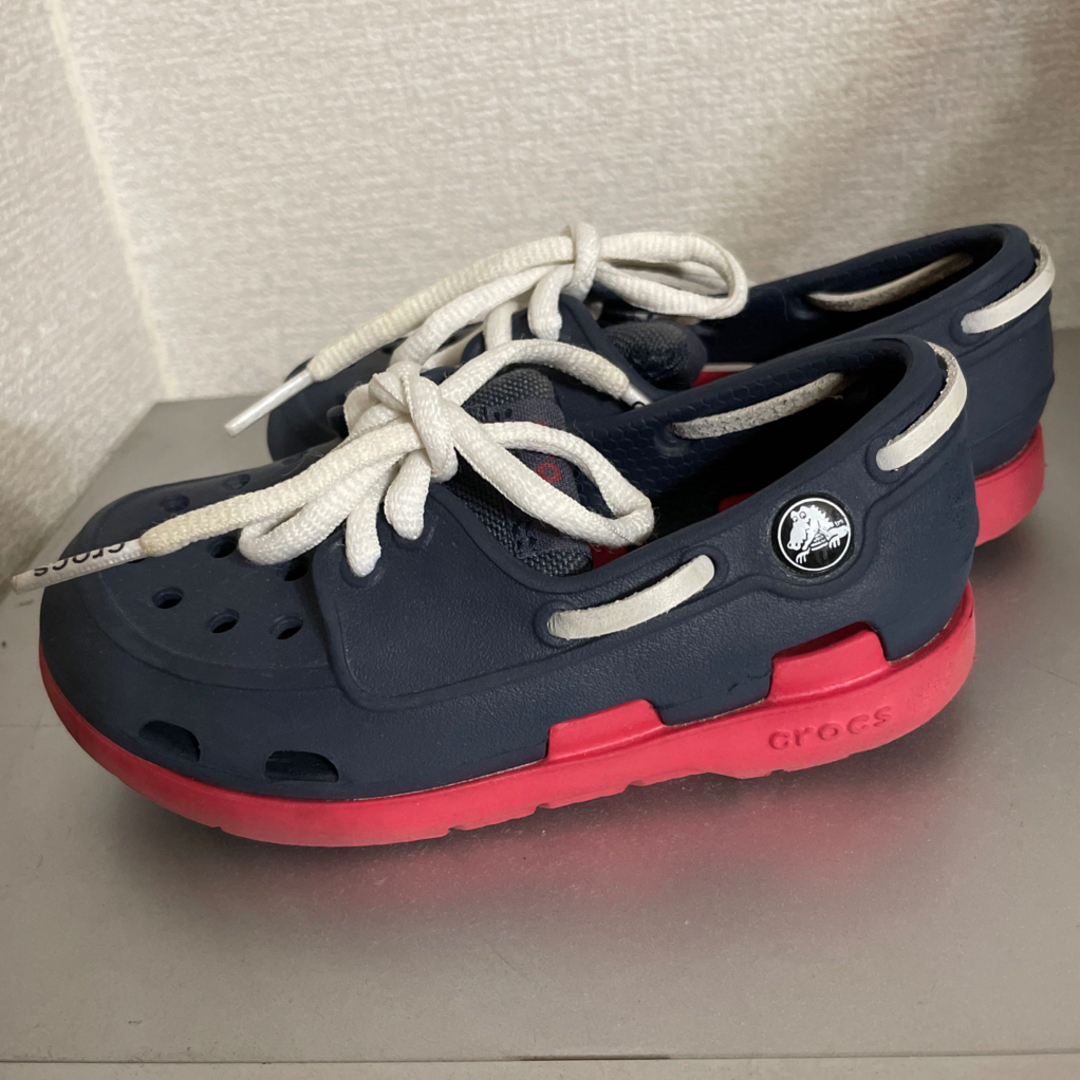 crocs(クロックス)の☆スニーカー風　クロックス キッズ/ベビー/マタニティのキッズ靴/シューズ(15cm~)(スニーカー)の商品写真