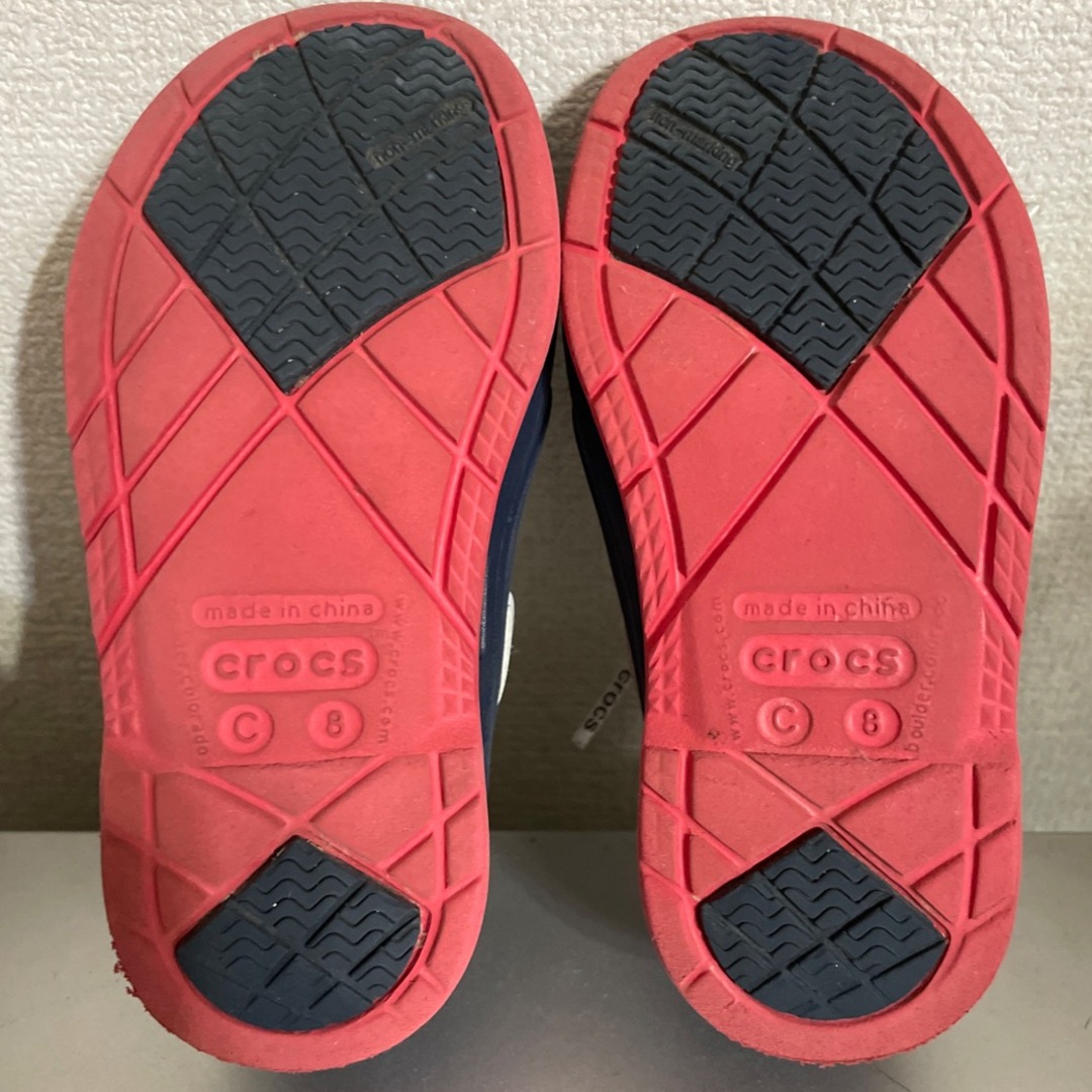 crocs(クロックス)の☆スニーカー風　クロックス キッズ/ベビー/マタニティのキッズ靴/シューズ(15cm~)(スニーカー)の商品写真