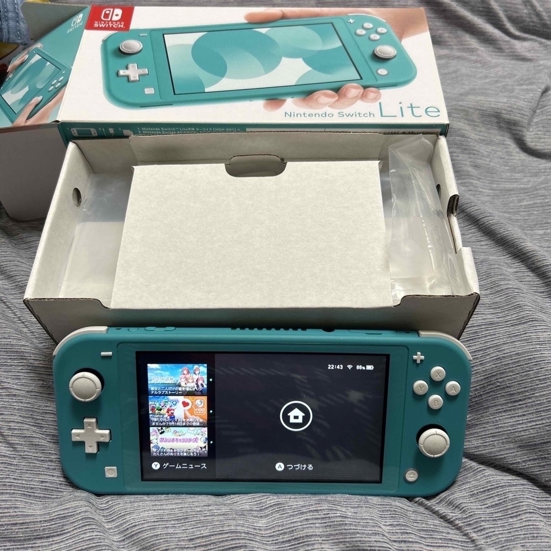 Nintendo Switch  Lite ターコイズ ケースつき