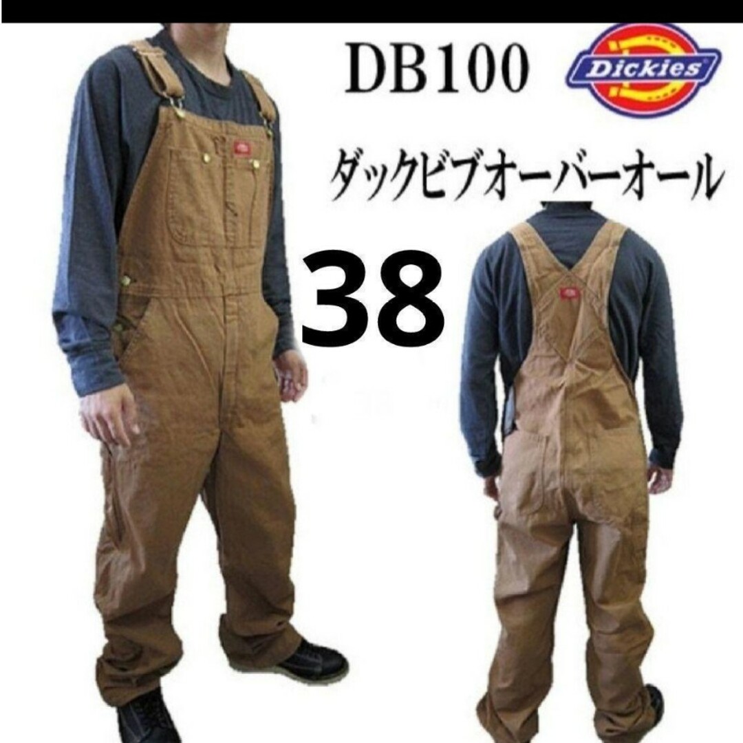 Dickies - 新品 38x32 ダック オーバーオール ディッキーズ Dickies - 新品 38x32 ダック オーバーオール ディッキーズ