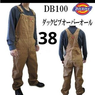 ディッキーズ(Dickies)の新品 38x32 ダック オーバーオール ディッキーズ ブラウン(サロペット/オーバーオール)