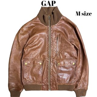 GAP レザー　カーコート　ブラック　Mサイズ